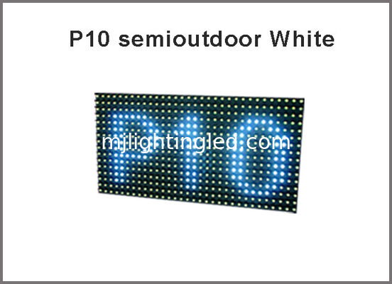 Semi-Outdoor White display module P10 Digital Moving Sign Billboard supplier
