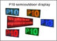 P10 led module yellow semioutdoor 16x32 hub12 led panel -p10 red green bule white pink yellow led display module supplier