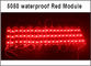 5050 SMD 3 LED module red modules 12V advertising lighting Waterproof IP67 75*12*05  0.8w/pcs supplier