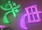 DC5V 12mm Pink LED Pixel Module IP68 Waterproof 50pcs A String Perforator Alphabet Letter For Sign supplier