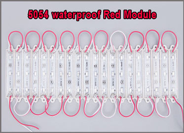 20PCS 5054 SMD 3LEDs LED Module red Waterproof Light Advertising Lamp DC 12V LED Module LEDs Modulo light supplier