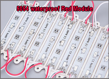 20PCS 5054 SMD 3LEDs LED Module red Waterproof Light Advertising Lamp DC 12V LED Module LEDs Modulo light supplier