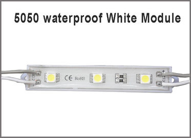 20PCS/Lot  5050 SMD Led Module 3 Leds Cool White DC12V Waterproof LED For Backlighting Advertising Board Display supplier