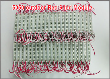 5050 SMD LED Module 6leds DC12V red Waterproof sign letter channel For Advertising Board Display supplier