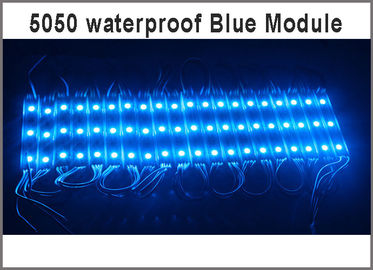 20pcs DC 12V 5050 SMD 3 LED Module blue Waterproof IP65 Super Bright LED Module light for Signage Advertising supplier