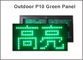 Outdoor P10 LED module display modules light Green for LED display Scrolling message led sign supplier