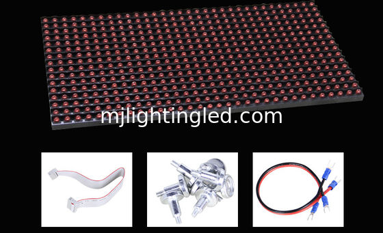 P10 Outdoor Led Module Yellow Waterproof Led Board, 320MM*160MM 32*16 dots Shopping mall outdoor signage supplier