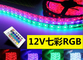 60led 5050 RGB Led Light Remote Controller 12V/24V Color Changeable KTV Decoration Tape Light supplier