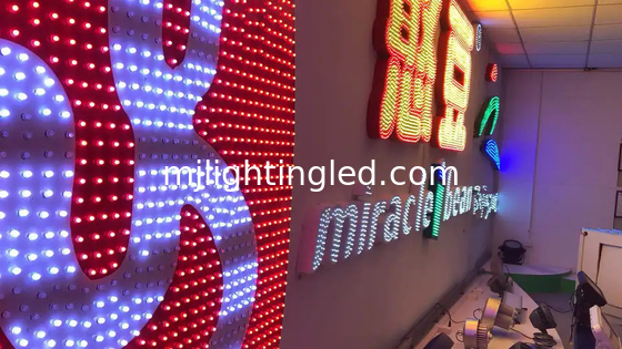 5 Years Warranty 9mm 12V 3Chip SMD LED Pixel Light Single Color Outdoor IP67 For Building Led Signs supplier