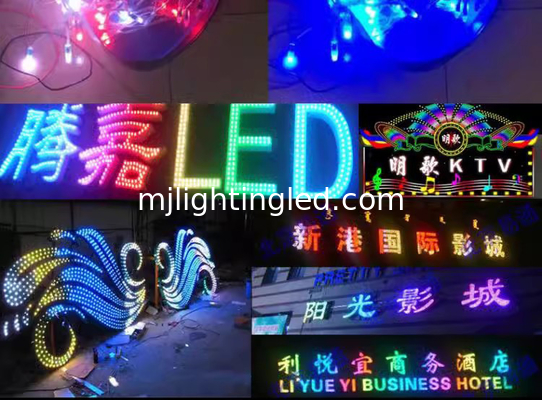 5V 12mm colorchangable led dot light 1903/6803/WS2801/WS2802 led signage outdoor decorating signs supplier