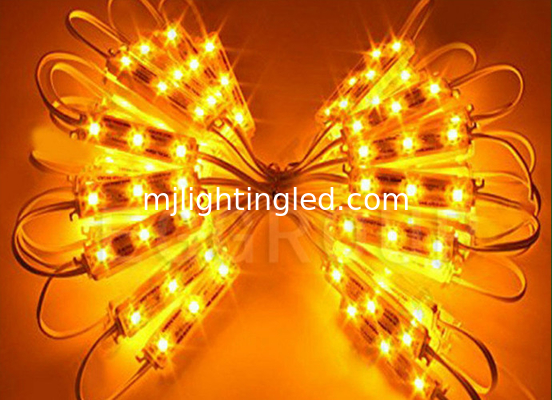 5730 LED Light  DC12V 3leds Modules Waterproof Outdoor Light Backlight For Billboard Yellow Color High Lumens supplier