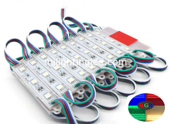 5050 12V RGB LED Module Waterproof  Colorchanging Lighting For Advertising Signage supplier