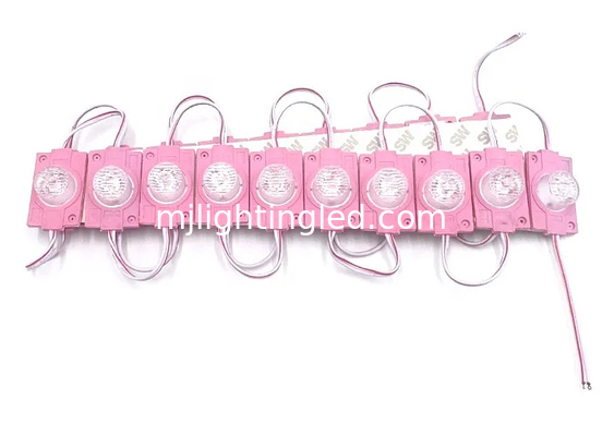 3030led Injuction Module Pink Color With Lenz 1pcs Led Modules 12V 1.5W supplier