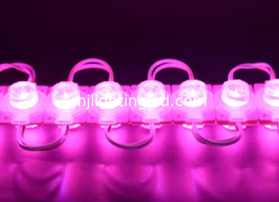 Waterproof led side light source module12V 3Leds 3030 red green Blue Yellow White Pink  For Illuminated Billboards supplier