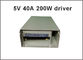 200W power 5V 40A adapter power transfer 220V To 5V for led lightings supplier