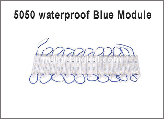 12V 5050 SMD Blue LED Module For Advertising Sign Board supplier