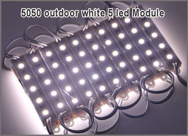 5led SMD 5050 Modules Waterproof LED Back Light Module For Sign Letters DC12V 1.2W 5 Led 75mm*12mm 20pcs/String supplier