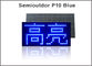 320*160mm Semioutdoor high brightness Blue LED P10module,Single color LED display Scrolling message supplier