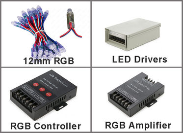 5V 12mm RGB led decorative light without IC RGB Controller RGB Amplifier supplier