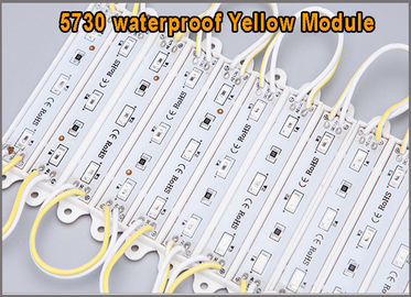 Yellow modules led light 5730 3 lights SMD module lightings for backlight supplier