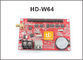 Asynchronous Led Control System HD-W64 HD-W42 For Single/Dual/Full Color Wifi+U-Disk Function Led Sign supplier