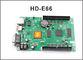 HD-E66 display control system HD-E53 P10 display programmable LAN + USB + RS232 control card for led display screen supplier