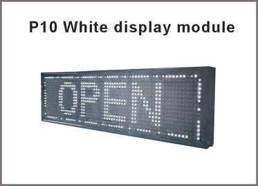 5V Semi-outdoor P10 LED martix modules light 320*160 white display billboard supplier