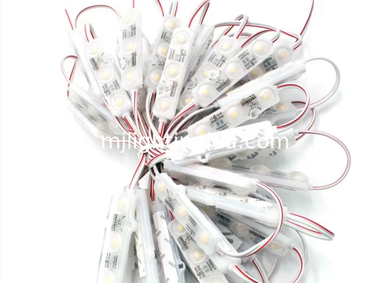 5730 3 Led Module Light 1.5W Injection 6818 LED Module Light 12V With Lens supplier