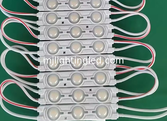 6011 3leds LED Module 12V 2835  1.5W High Brightness For Light Box Advertising Letter Sign Injection Molded Lens Light supplier