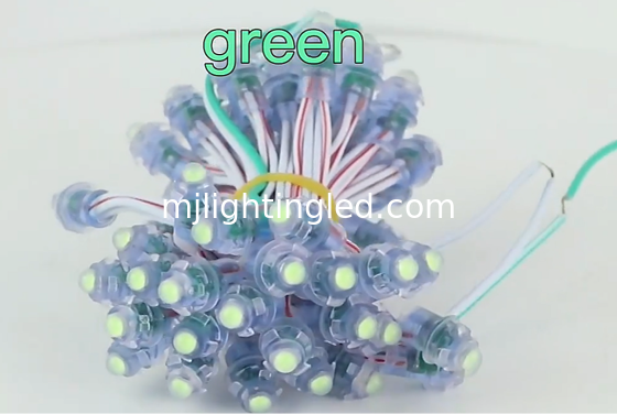 9mm LED Module String Light 5V Green Color Led Light 50pcs/String Waterproof IP67 For Advertising Letters supplier
