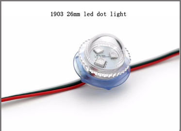 26mm RGB Led Point PIXEL Light 1903IC Fullcolor  Pixel Lights For Building Decoration 20pcs/String supplier