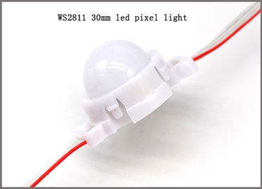 12V Ws2811 30mm Pixel Strings 3pcs Smd5050 Point Led Light For Programmable Signs supplier