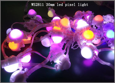 12V Ws2811 30mm Pixel Strings 3pcs Smd5050 Point Led Light For Programmable Signs supplier