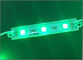 Competitive SMD 5054 3LED modules green color Waterproof Advertising Lamp DC 12V LED Illuminated signs supplier
