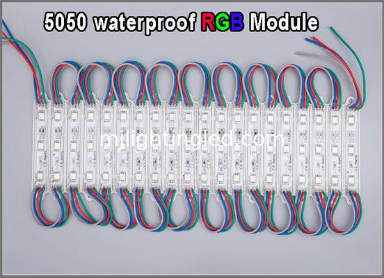 12V 5050SMD RGB LED Module Light 3led Modules Color Changeable For Decoration Light Led Backlight Channel Letter supplier