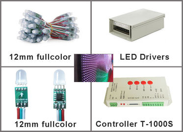 12mm 9mm 5V advertising lights Fullcolor Pixels led light 2811/1903IC colorcharging dot light supplier