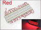 5050 LED backlight module 3 chips red color waterproof  for channel letters supplier