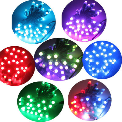 12mm 9mm rgb Pixels lights colorcharging led dot light for colorful lighting signs supplier