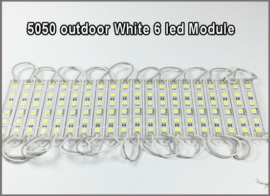 5050 LED Module SMD 6LEDS Light Waterproof 12V DC Store Club Bar Front Window Sign Decor -White supplier