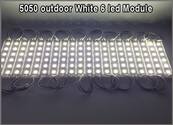 5050 LED Module SMD 6LEDS Light Waterproof 12V DC Store Club Bar Front Window Sign Decor -White supplier