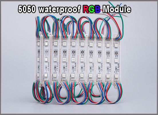 5050 RGB LED Module Light 20pcs/String 12V Colorchanging Modules Lighting For Backlight Sign supplier