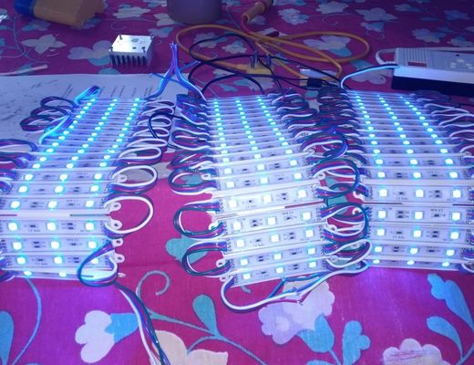 5050 RGB LED Module Light 20pcs/String 12V Colorchanging Modules Lighting For Backlight Sign supplier