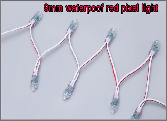 9mm 5V  LED Pixel string light red modules IP68 waterproof string for Marquee letters supplier