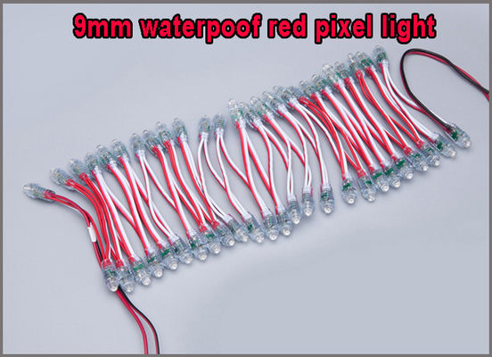 9mm 5V  LED Pixel string light red modules IP68 waterproof string for Marquee letters supplier