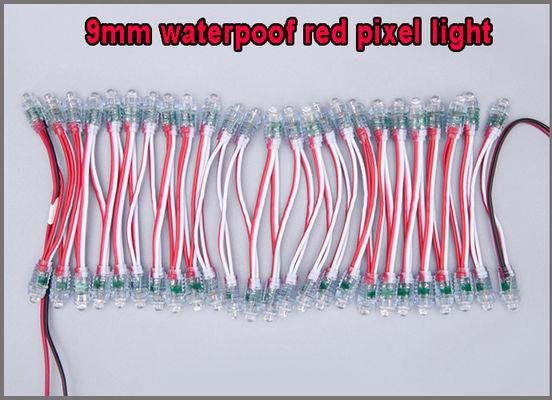 9mm 5V  LED Pixel string light red modules IP68 waterproof string for Marquee letters supplier