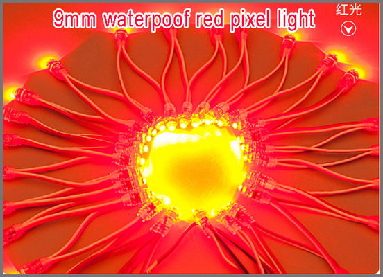 9mm 5V  LED Pixel string light red modules IP68 waterproof string for Marquee letters supplier