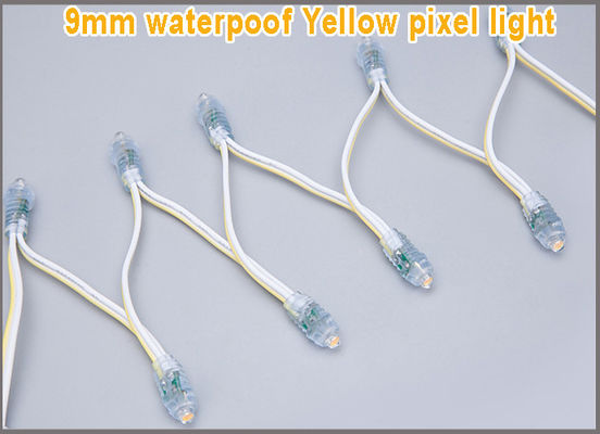 New design 9mm 12mm yellow LED dot light Outdoor Waterproof IP68 5V Advertisement Design China supplier