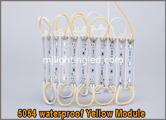 5730 DC12V 3leds Waterproof Yellow SMD LED Module for Outdoor Sign supplier