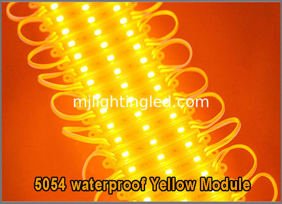 5730 DC12V 3leds Waterproof Yellow SMD LED Module for Outdoor Sign supplier