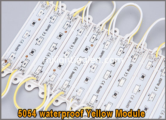 5730 DC12V 3leds Waterproof Yellow SMD LED Module for Outdoor Sign supplier